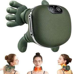 Multi-Node Hands-Free Electric Neck Massager with Soothing Heat