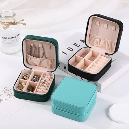 Portable Travel Jewelry Organizer Storage Box
