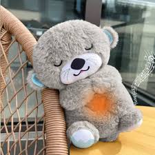 Soothing Breathing Otter – Sensory Musical Plush Toy with Rhythmic Motion