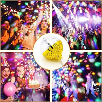 Mini USB Rotating RGB Disco Ball Party Light