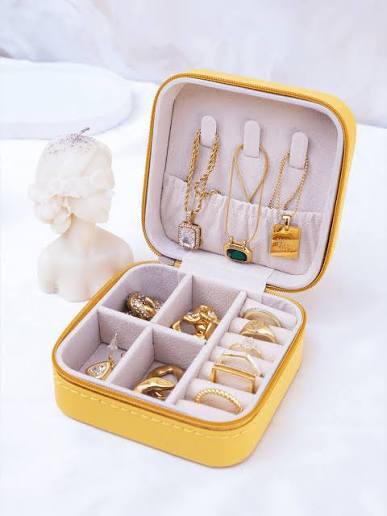 Portable Travel Jewelry Organizer Storage Box