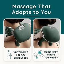 Multi-Node Hands-Free Electric Neck Massager with Soothing Heat